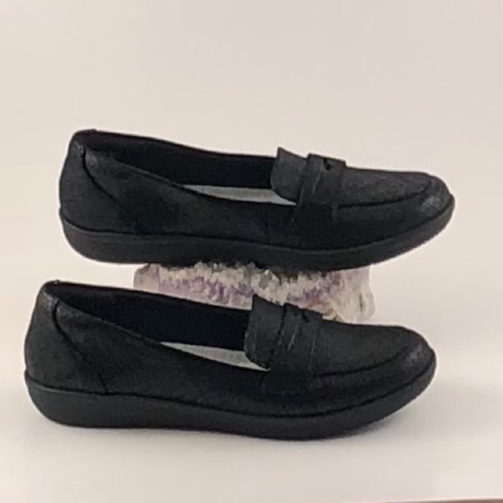 Clarks Ayla Form Black Synthetic Size 6